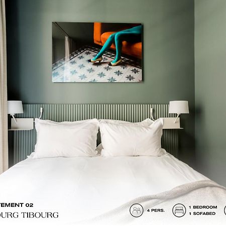 شقة Beauquartier - Marais, Bourg Tibourg باريس المظهر الخارجي الصورة