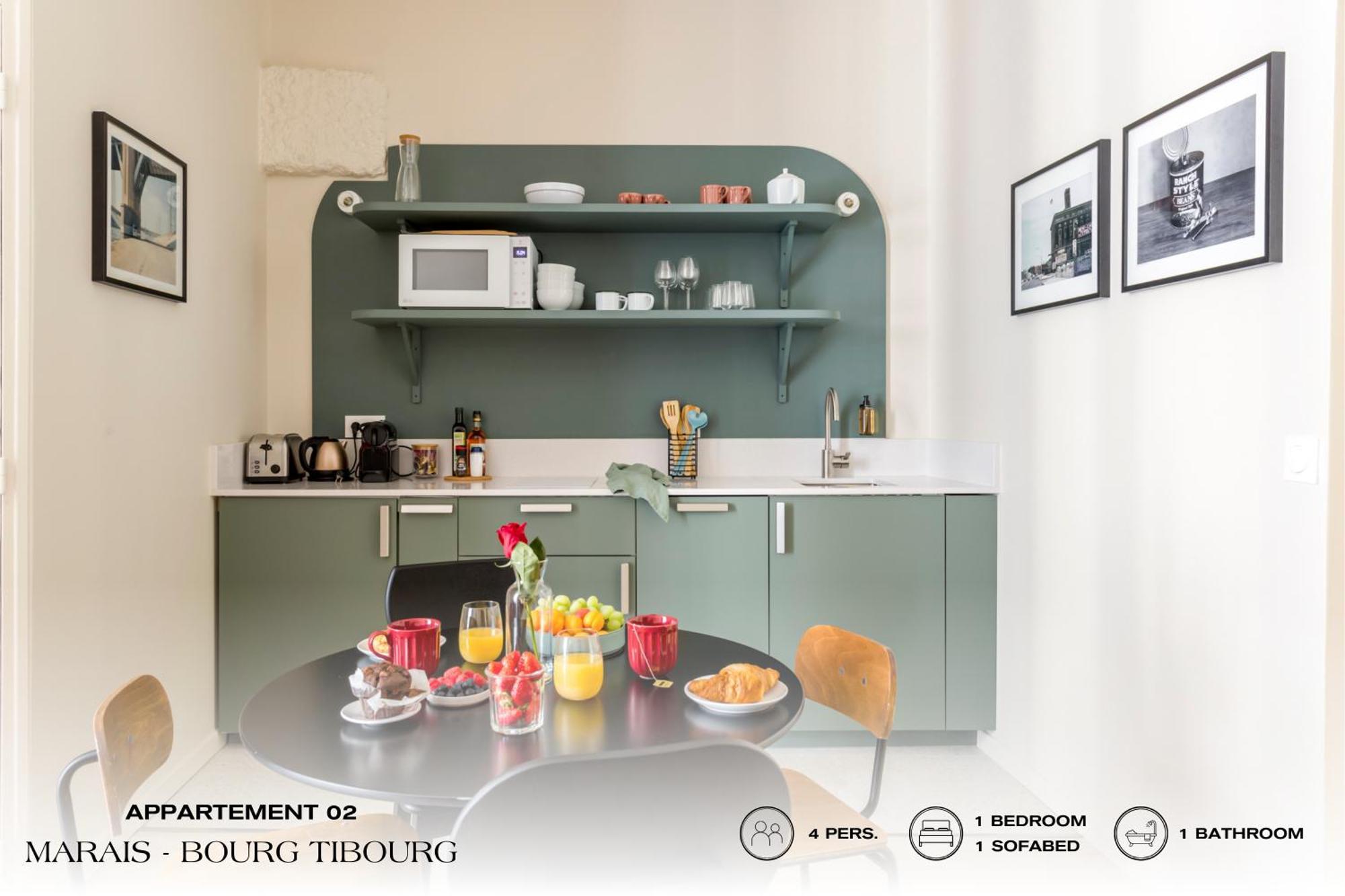 شقة Beauquartier - Marais, Bourg Tibourg باريس المظهر الخارجي الصورة
