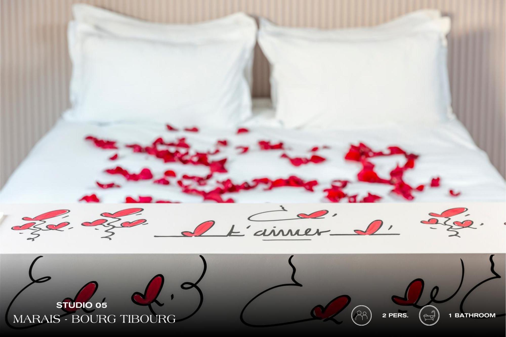 شقة Beauquartier - Marais, Bourg Tibourg باريس المظهر الخارجي الصورة