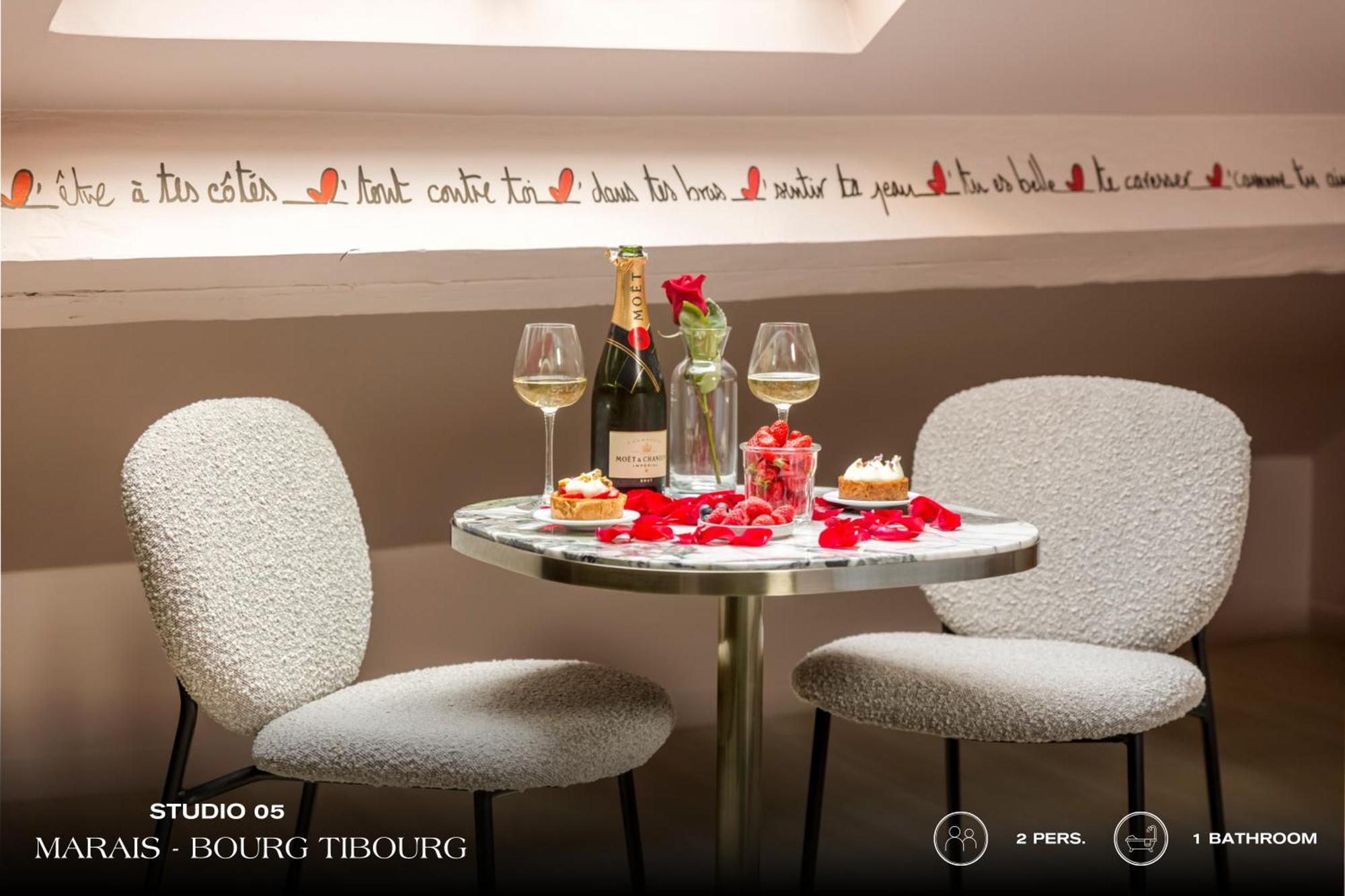 شقة Beauquartier - Marais, Bourg Tibourg باريس المظهر الخارجي الصورة