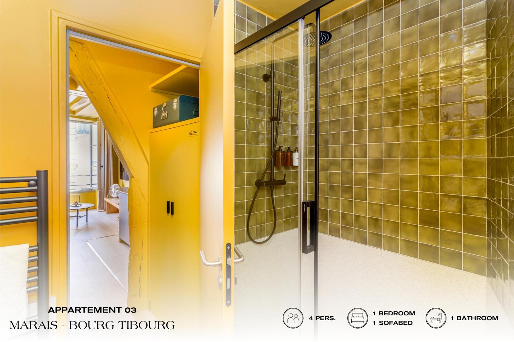 شقة Beauquartier - Marais, Bourg Tibourg باريس المظهر الخارجي الصورة
